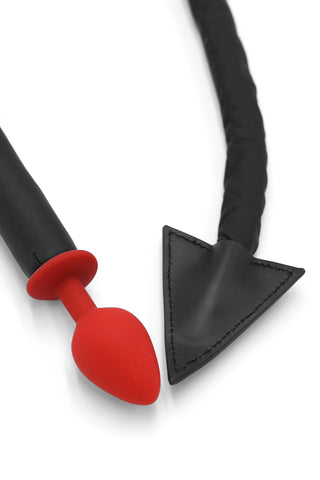 Kinky Red Butt Plug w/ Devil Tail