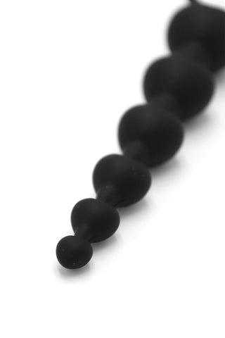 Silicone Anal Beads - Black