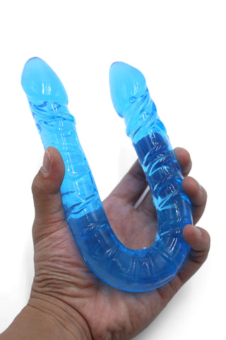 BFF Double-ended 13.5" Dildo - Sky