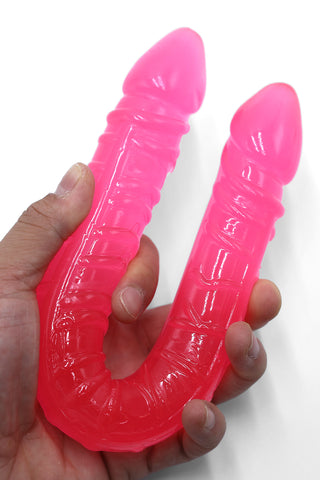 BFF Double-ended 13.5" Dildo - Hot Pink