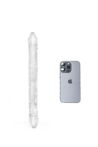 BFF Double-ended 13.5" Dildo - Clear