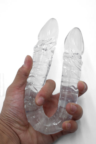 BFF Double-ended 13.5" Dildo - Clear