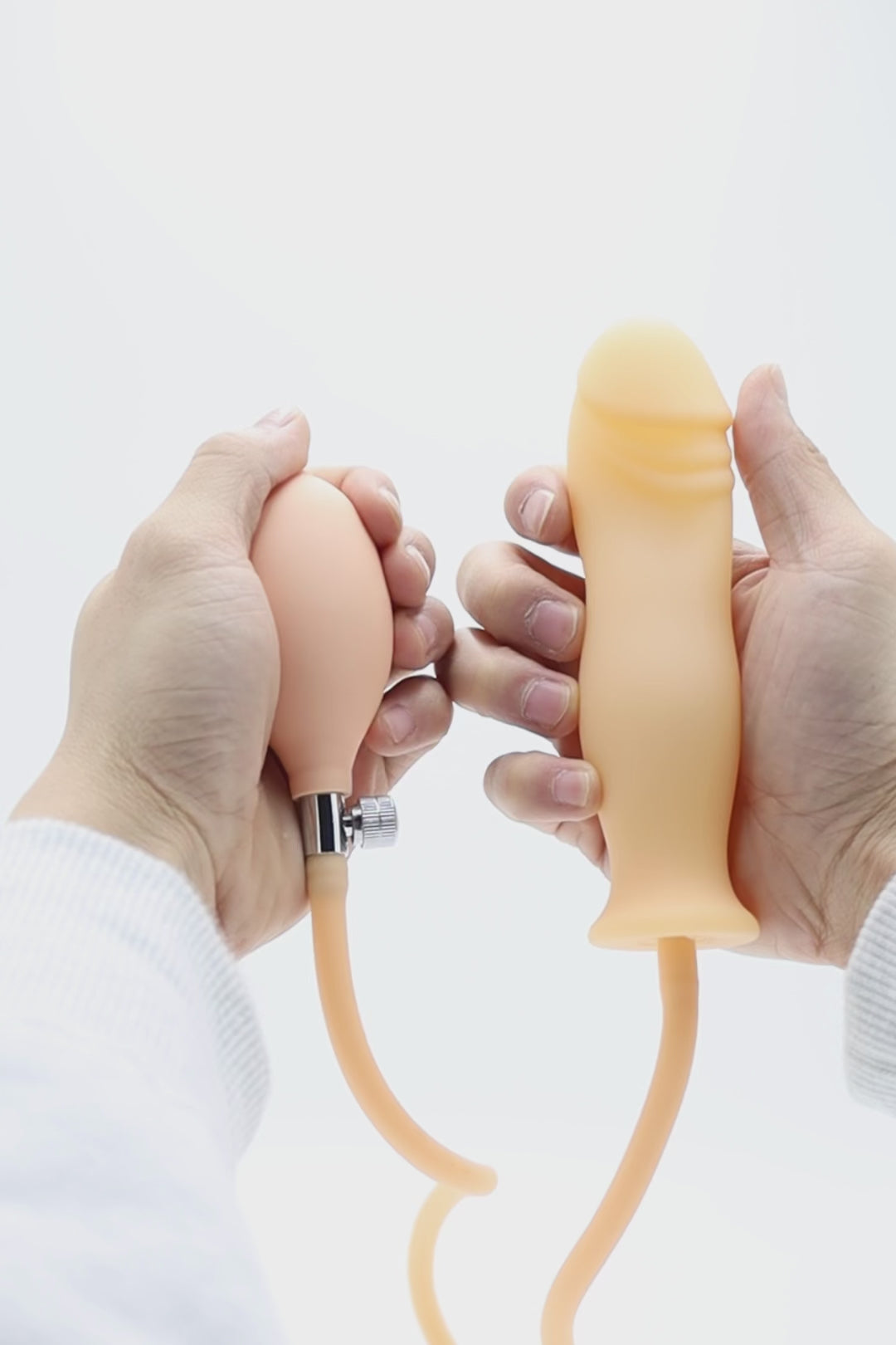 Inflatable Dildo - Nude